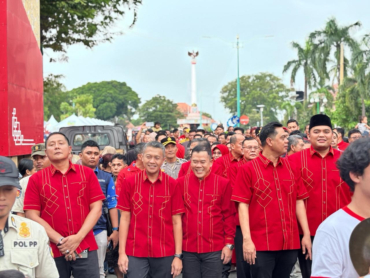 HADIRI FESTIVAL IMLEK 2577,KETUA DPRD JEPARA:KEBERAGAMAN ADALAH KEKUATAN KITA