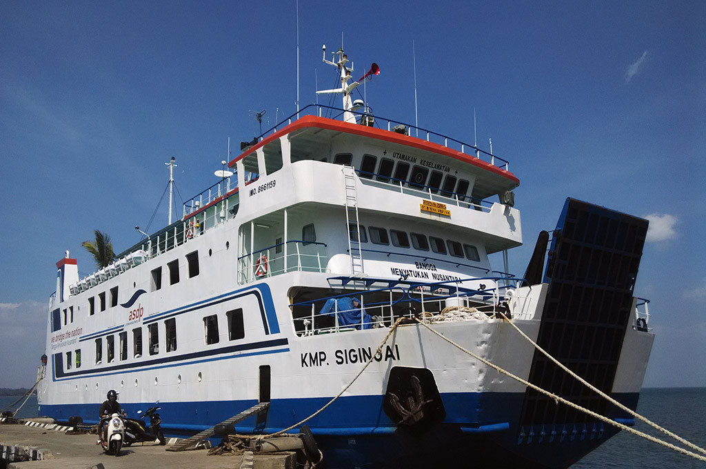 PAGI INI KMP SIGINJAI SUDAH KEMBALI BEROPERASI SETELAH BEBERAPA HARI JALANI PERAWATAN<br>