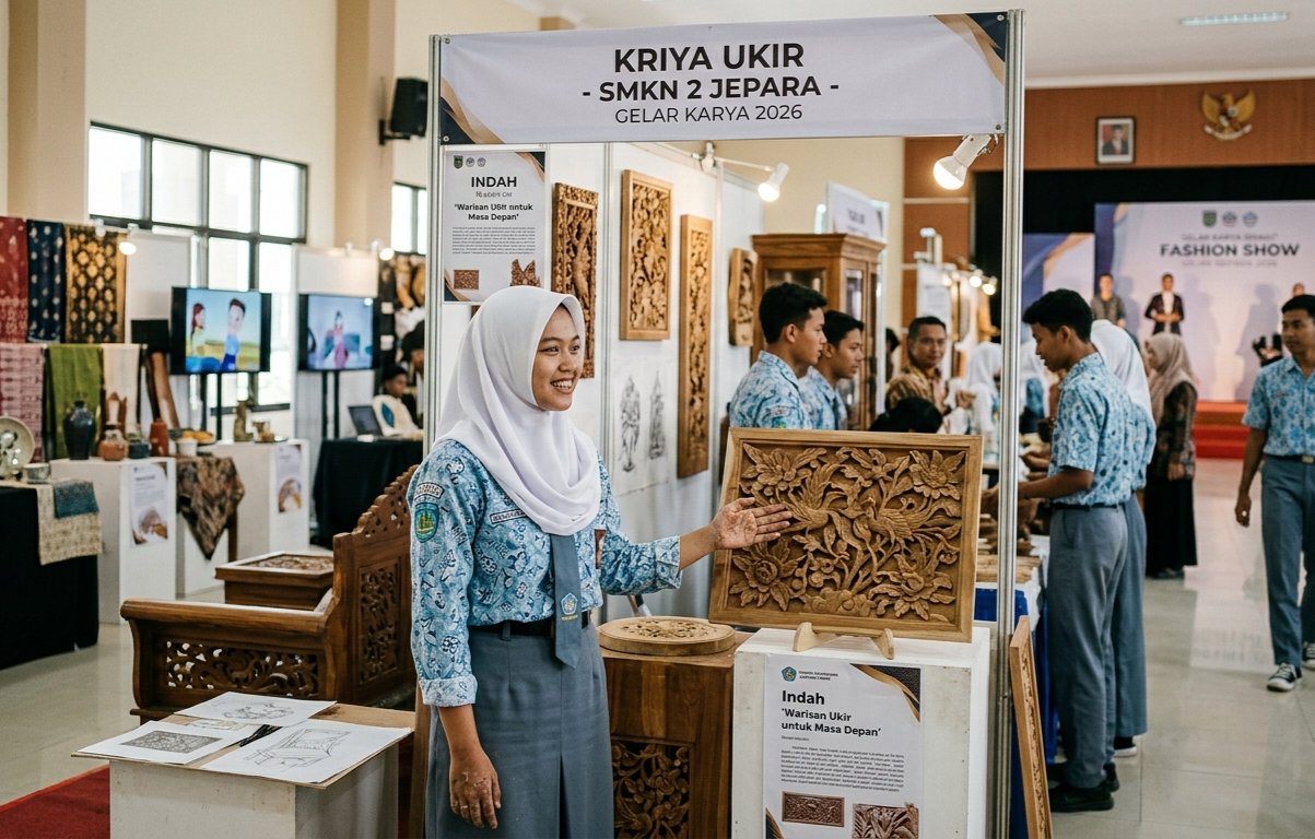 GELAR KARYA SMKN 2 JEPARA 2026: BUKTI KREATIVITAS TANPA BATAS GENERASI MUDA<br>